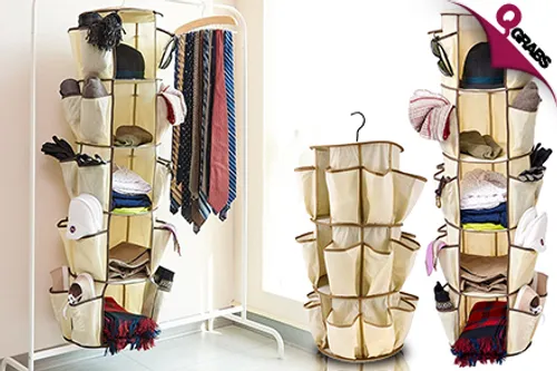 From QR39 Get 3-Tier OR 5-Tier Hanging Carousel Organizers! (Up to QR158 Value)